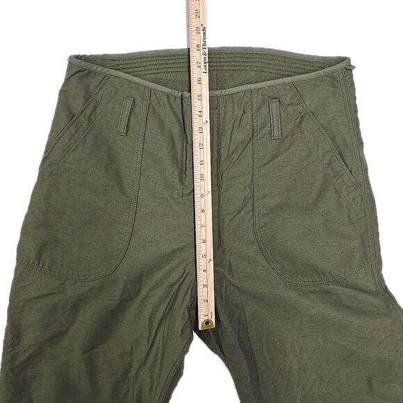 USGI Cold Weather Permeable Pants Trousers Sz L Made by Alpha Vintage Military - Picture 10 of 12